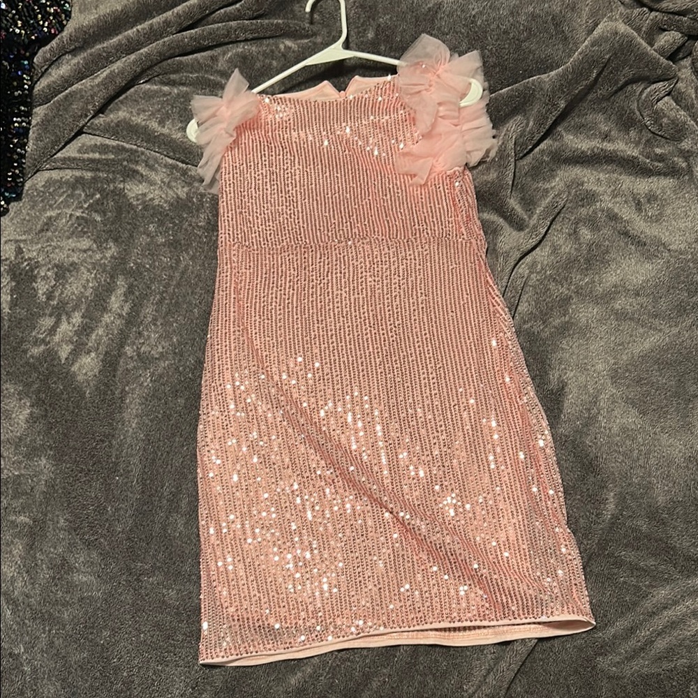 Grace Karin Pink Sequin Dress